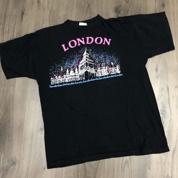 Vintage London T Shirt Mens Large Big Ben - Picture 1 of 5